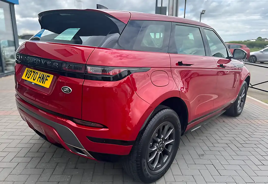 Used 2020 Land Rover Range Rover Evoque R-Dynamic Firenze Red Metallic - Interior and Exterior details 6