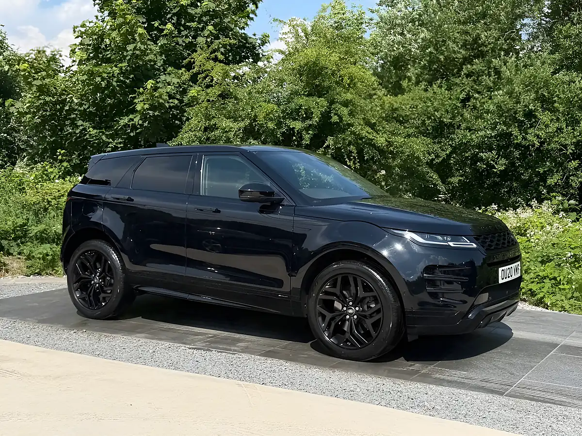 Used 2020 Land Rover Range Rover Evoque R-Dynamic Hse Black - Front View