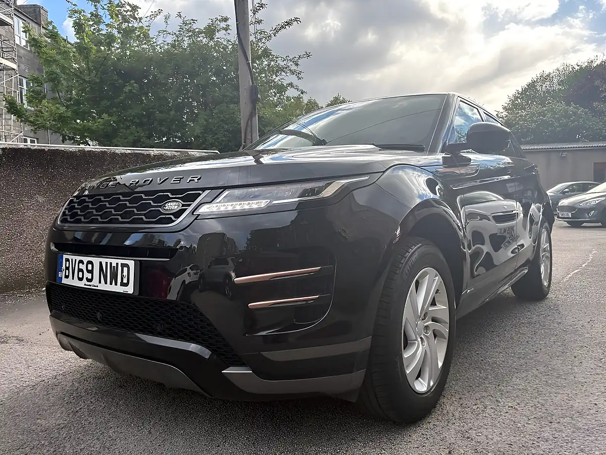 Used 2020 Land Rover Range Rover Evoque R-Dynamic S Black - Front View