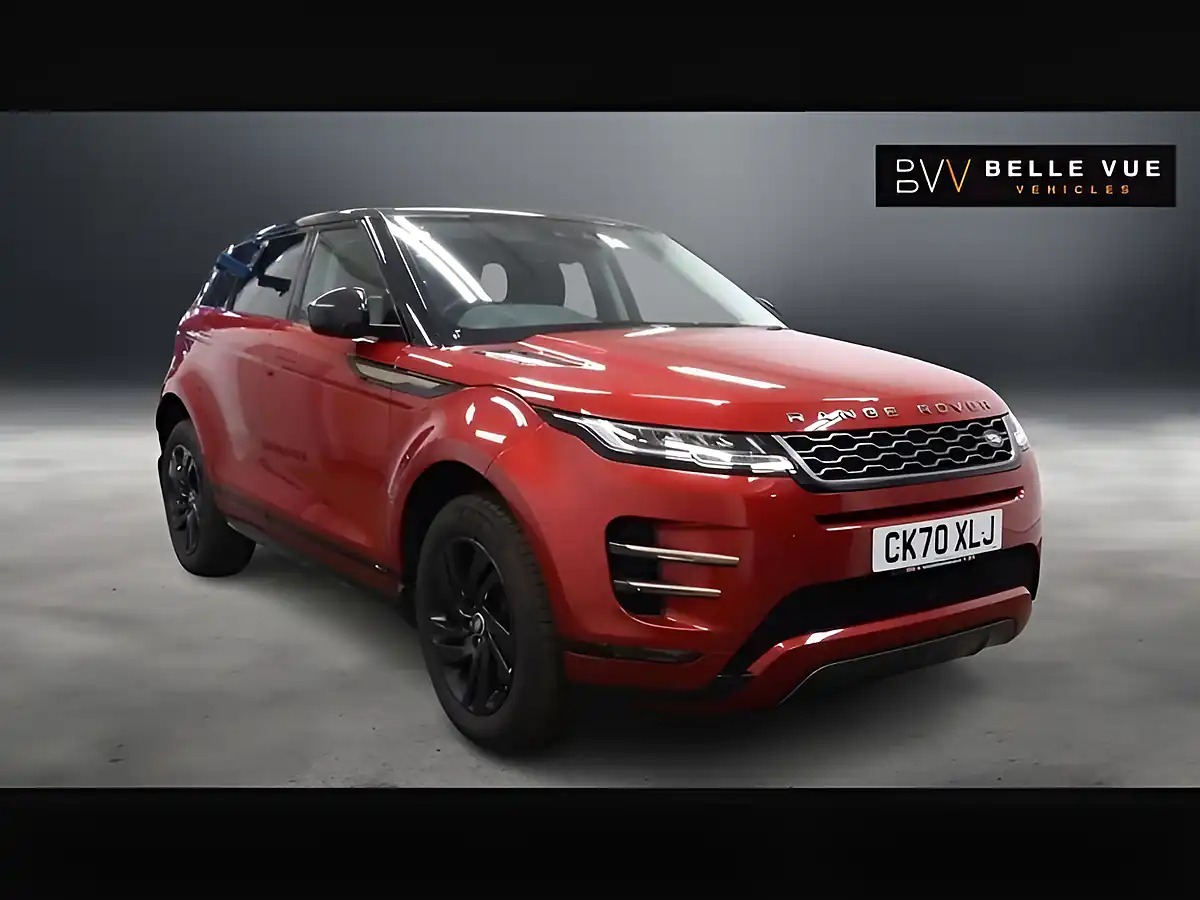 Used 2020 Land Rover Range Rover Evoque R-Dynamic S Red - Front View