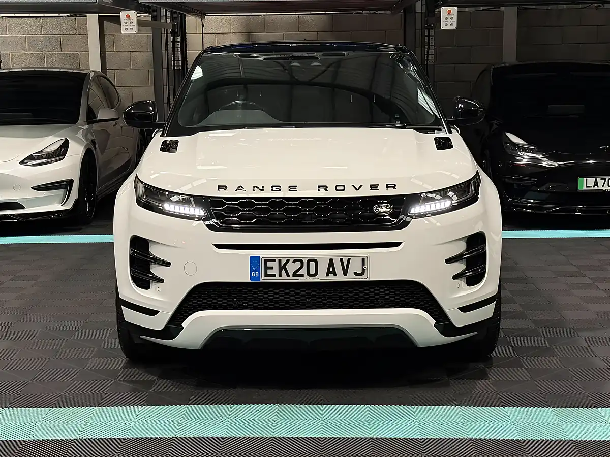 Used 2020 Land Rover Range Rover Evoque R-Dynamic S White - Interior and Exterior details 4