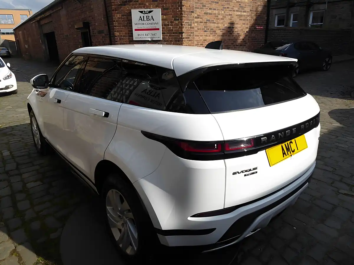 Used 2020 Land Rover Range Rover Evoque R-Dynamic S White - Interior and Exterior details 4