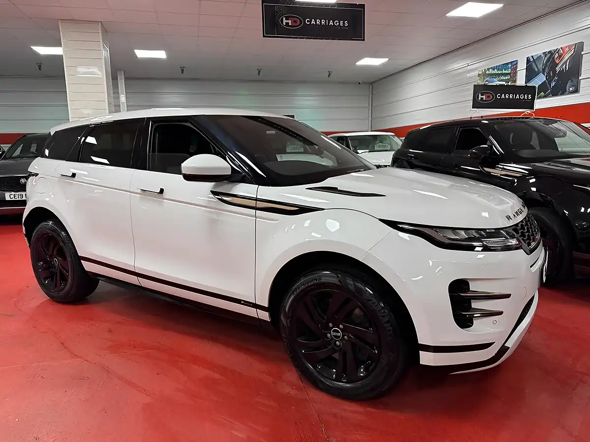 Used 2020 Land Rover Range Rover Evoque R-Dynamic S White - Interior and Exterior details 3