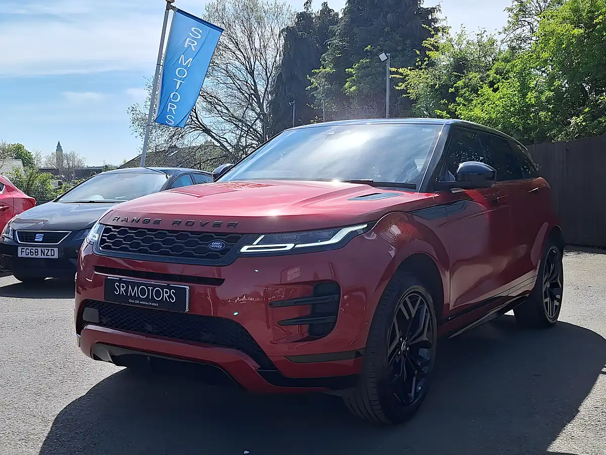 Used 2020 Land Rover Range Rover Evoque R-Dynamic Se Red - Interior and Exterior details 3