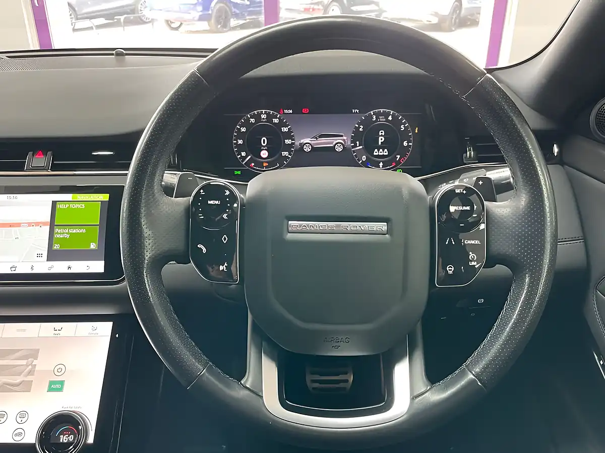 Used 2020 Land Rover Range Rover Evoque R-Dynamic Se Santorini Black - Interior and Exterior details 16