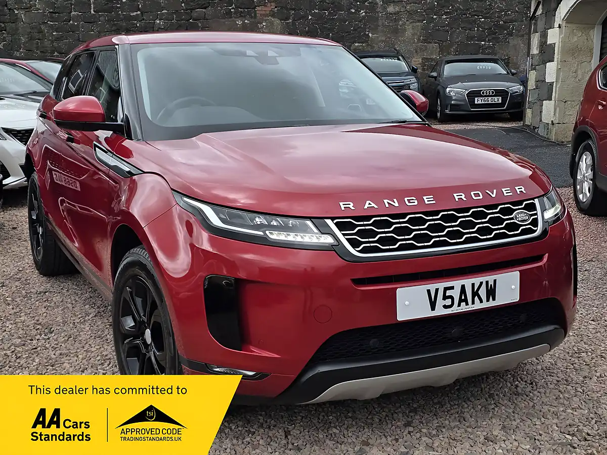 Used 2020 Land Rover Range Rover Evoque S Firenze Red Pearl - Front View