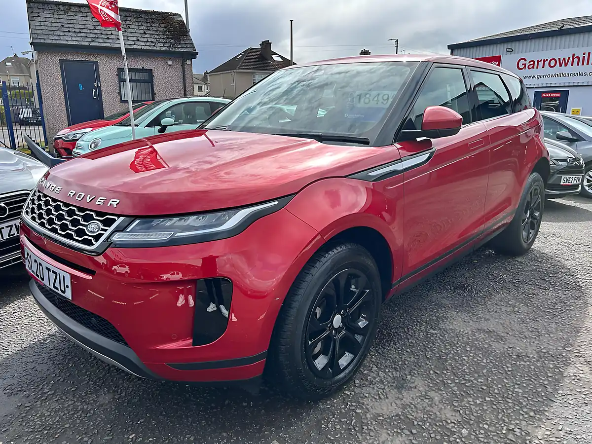 Used 2020 Land Rover Range Rover Evoque S Red - Front View