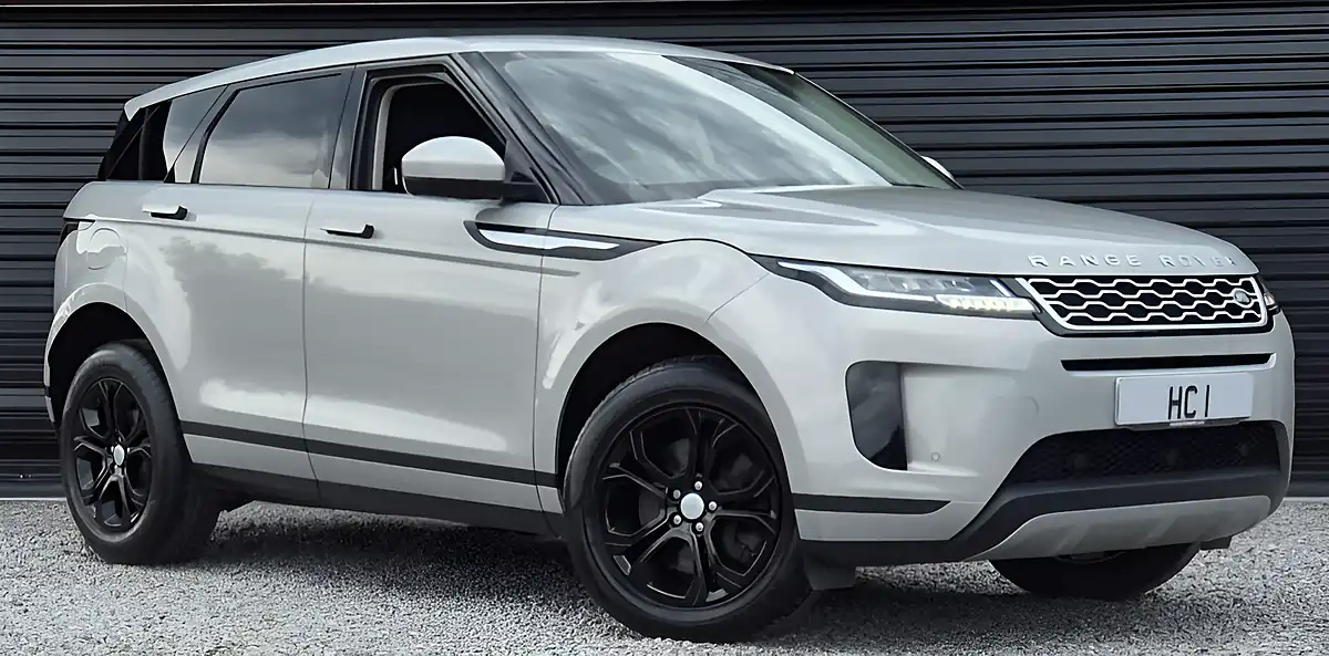 Used 2020 Land Rover Range Rover Evoque S Silver - Front View