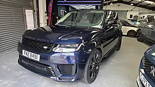Used 2020 Land Rover Range Rover Sport Hse Blue - Interior and Exterior details 3