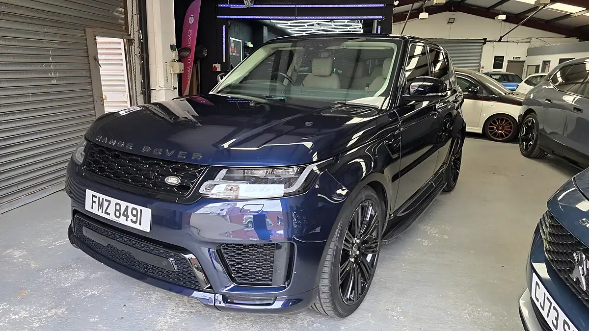 Used 2020 Land Rover Range Rover Sport Hse Blue - Interior and Exterior details 3