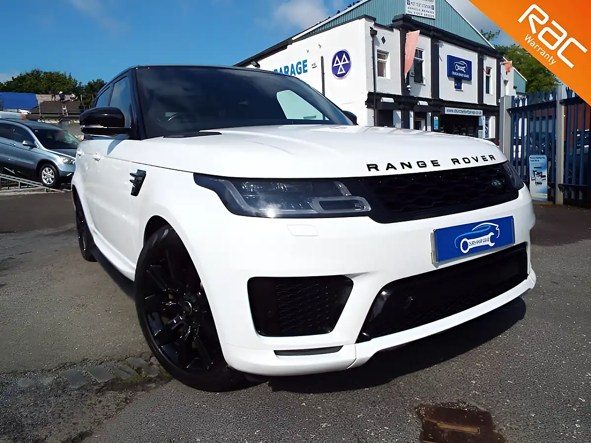 Used 2020 Land Rover Range Rover Sport Hse Dynamic White - Front View