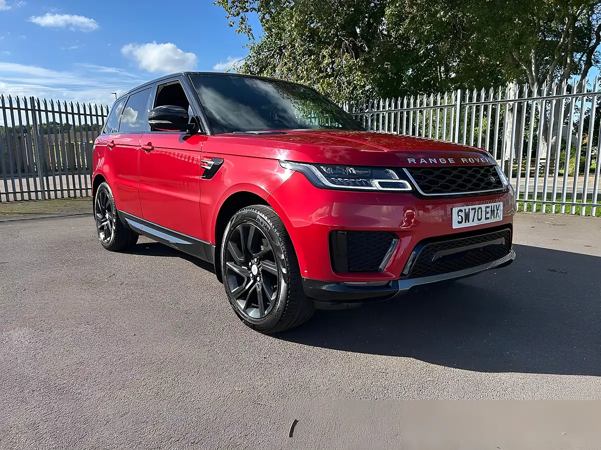 Used 2020 Land Rover Range Rover Sport Hse Red - Interior and Exterior details 11