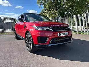 Used 2020 Land Rover Range Rover Sport Hse Red - Interior and Exterior details 4