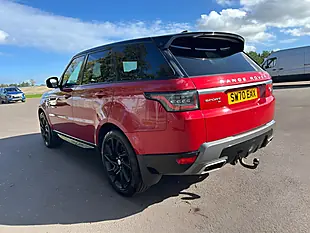 Used 2020 Land Rover Range Rover Sport Hse Red - Interior and Exterior details 5