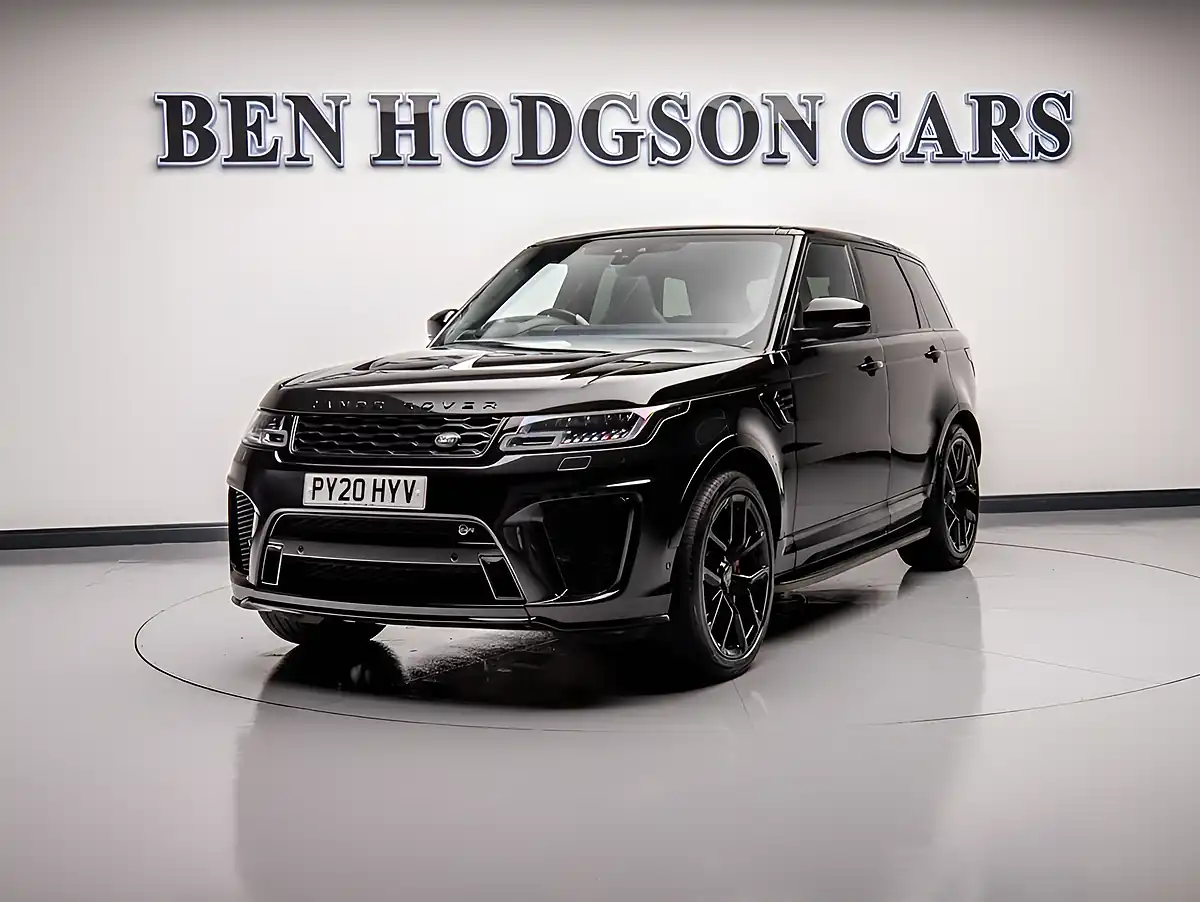 Used 2020 Land Rover Range Rover Sport Svr Black - Front View