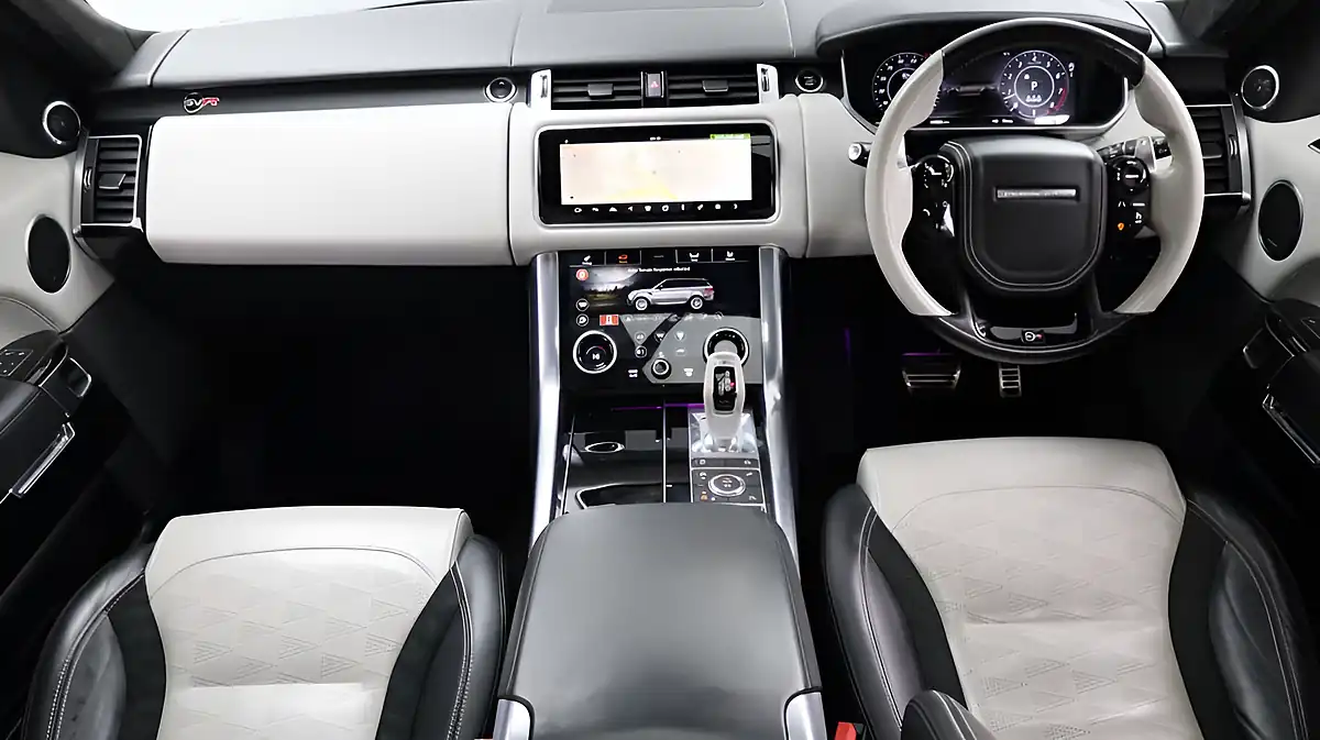Used 2020 Land Rover Range Rover Sport Svr Black - Interior and Exterior details 2