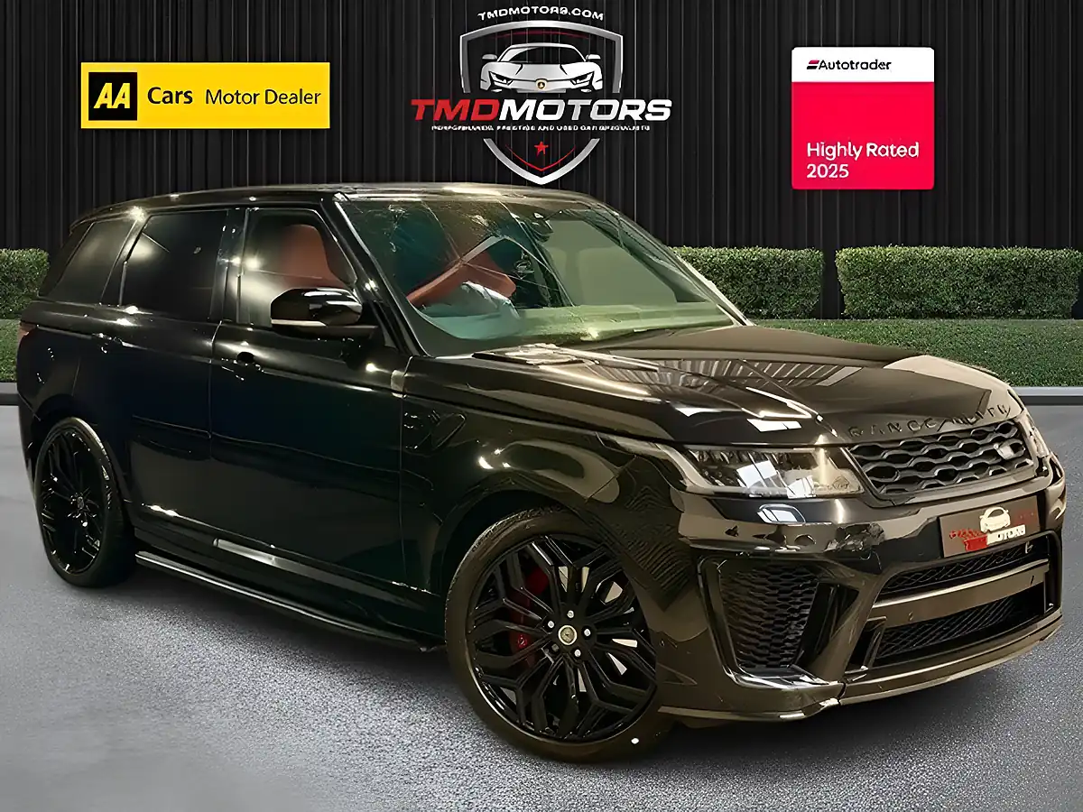 Used 2020 Land Rover Range Rover Sport Svr Black - Front View