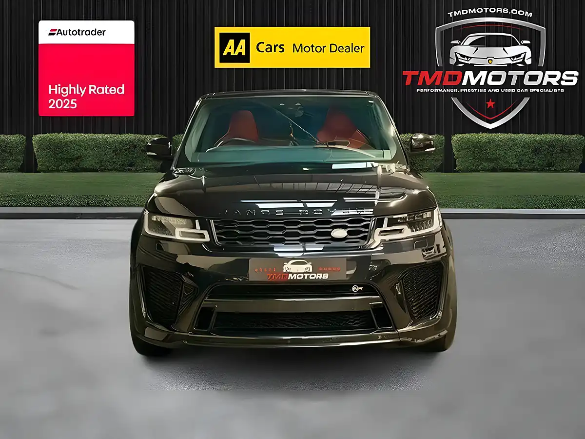 Used 2020 Land Rover Range Rover Sport Svr Black - Interior and Exterior details 2