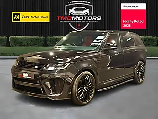 Used 2020 Land Rover Range Rover Sport Svr Black - Interior and Exterior details 3