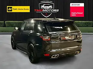 Used 2020 Land Rover Range Rover Sport Svr Black - Interior and Exterior details 4