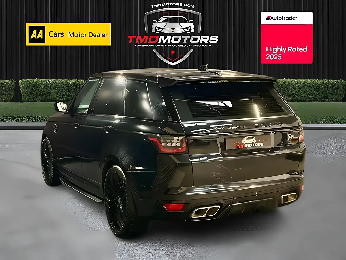 Used 2020 Land Rover Range Rover Sport Svr Black - Interior and Exterior details 4