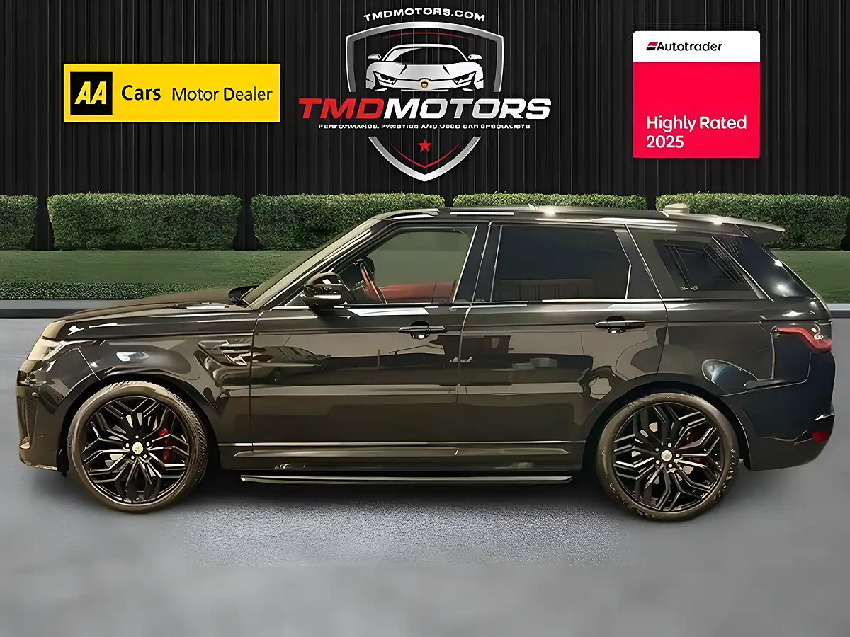 Used 2020 Land Rover Range Rover Sport Svr Black - Interior and Exterior details 5