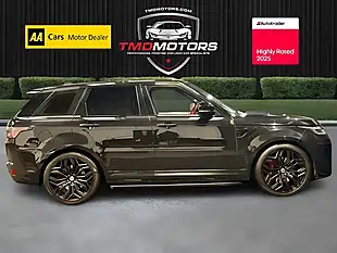 Used 2020 Land Rover Range Rover Sport Svr Black - Interior and Exterior details 7