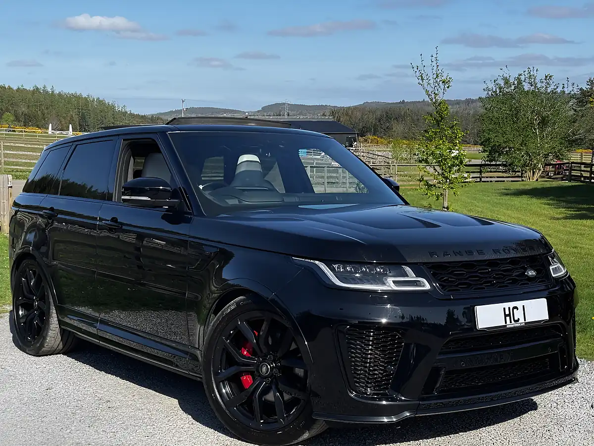 Used 2020 Land Rover Range Rover Sport Svr Black - Front View