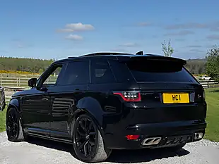 Used 2020 Land Rover Range Rover Sport Svr Black - Interior and Exterior details 3