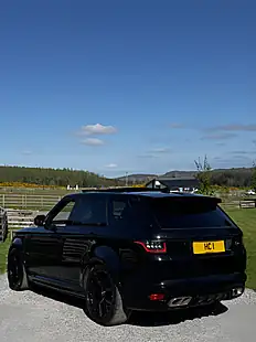 Used 2020 Land Rover Range Rover Sport Svr Black - Interior and Exterior details 4
