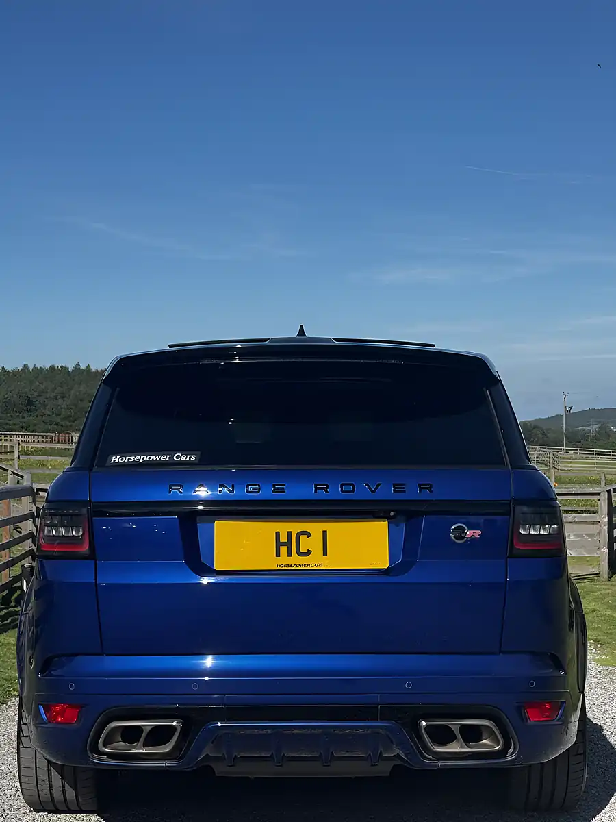 Used 2020 Land Rover Range Rover Sport Svr Blue - Interior and Exterior details 10