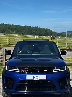 Used 2020 Land Rover Range Rover Sport Svr Blue - Interior and Exterior details 12