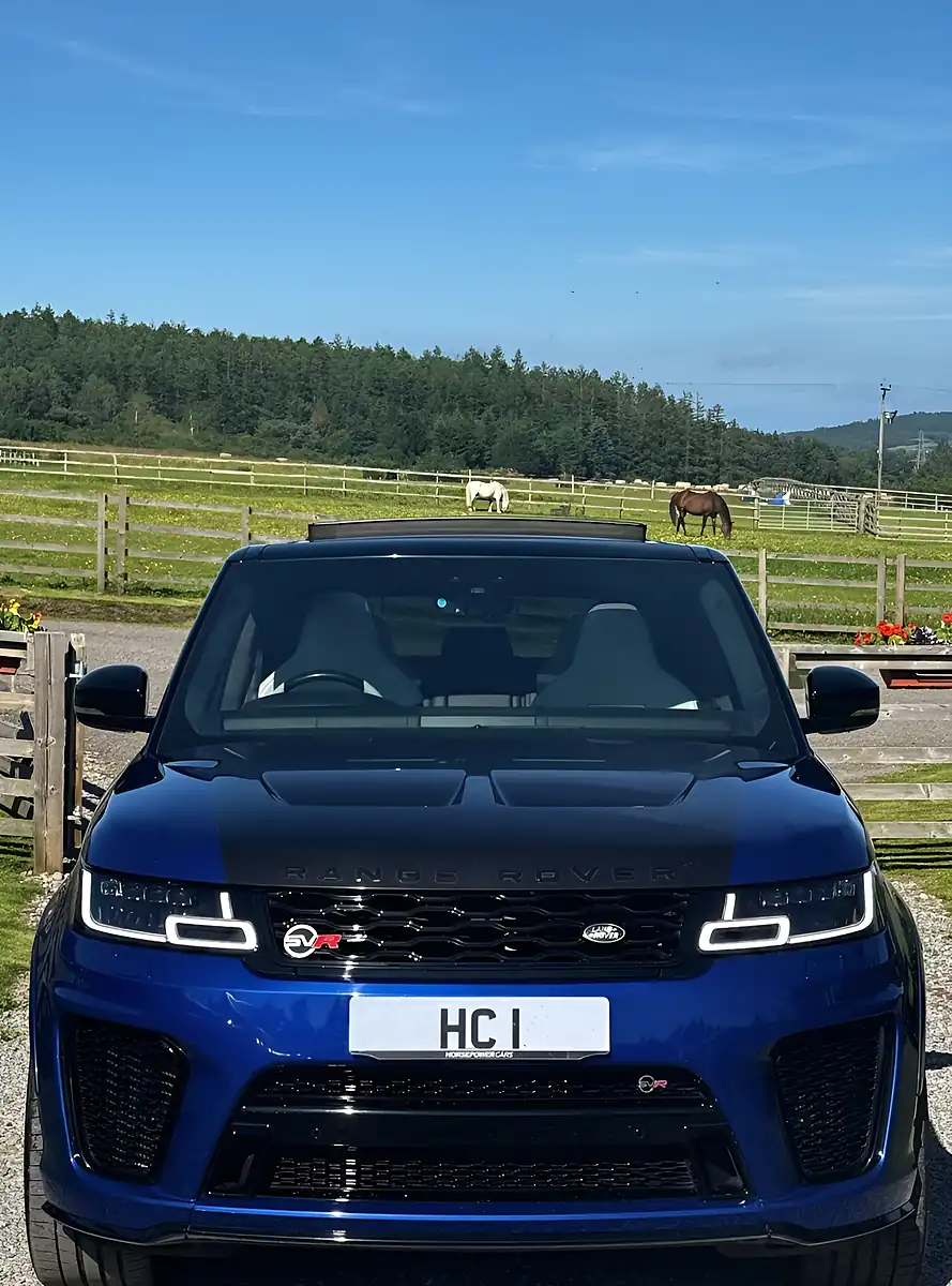 Used 2020 Land Rover Range Rover Sport Svr Blue - Interior and Exterior details 12