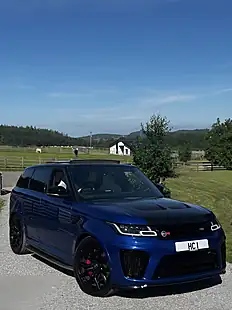 Used 2020 Land Rover Range Rover Sport Svr Blue - Interior and Exterior details 2