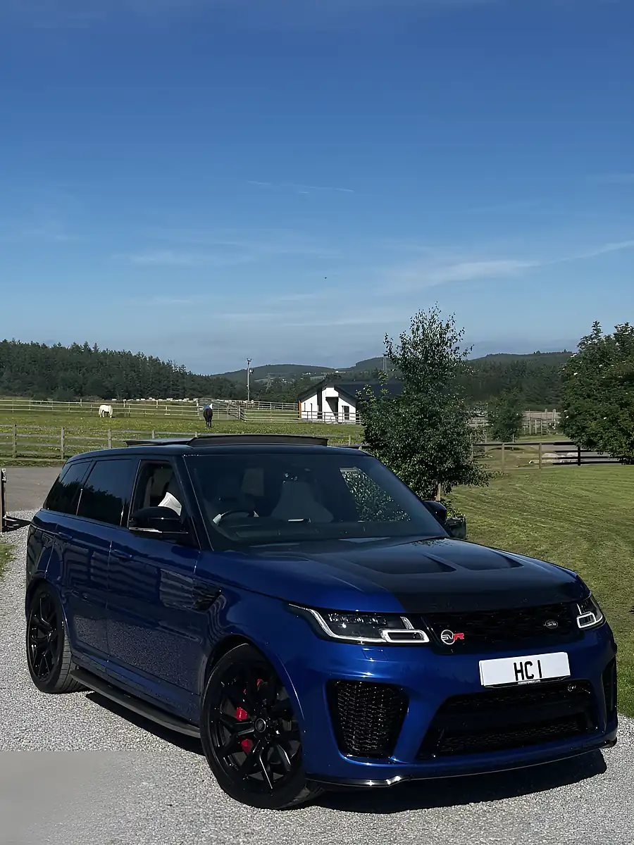Used 2020 Land Rover Range Rover Sport Svr Blue - Interior and Exterior details 2