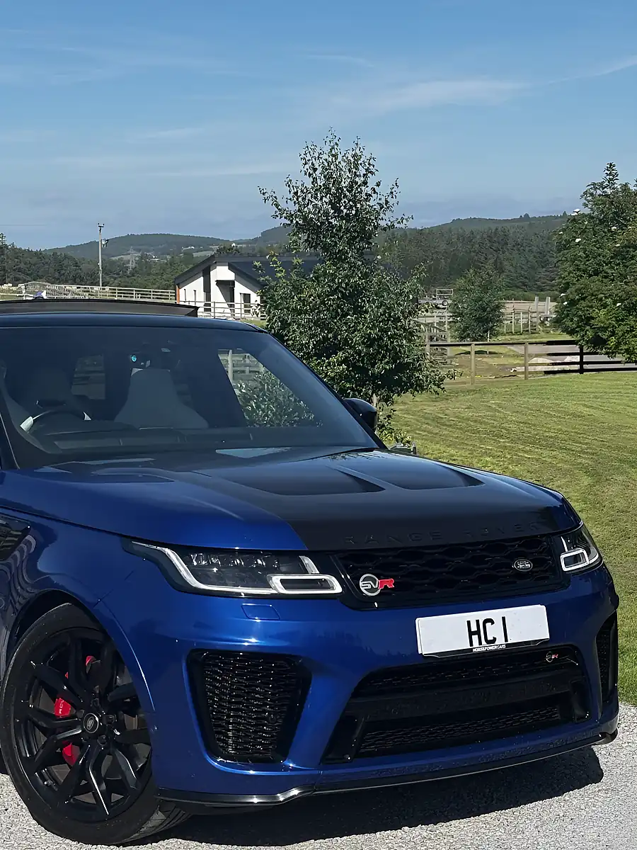 Used 2020 Land Rover Range Rover Sport Svr Blue - Interior and Exterior details 3