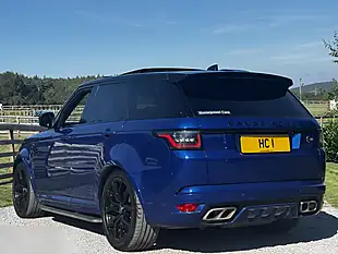 Used 2020 Land Rover Range Rover Sport Svr Blue - Interior and Exterior details 4