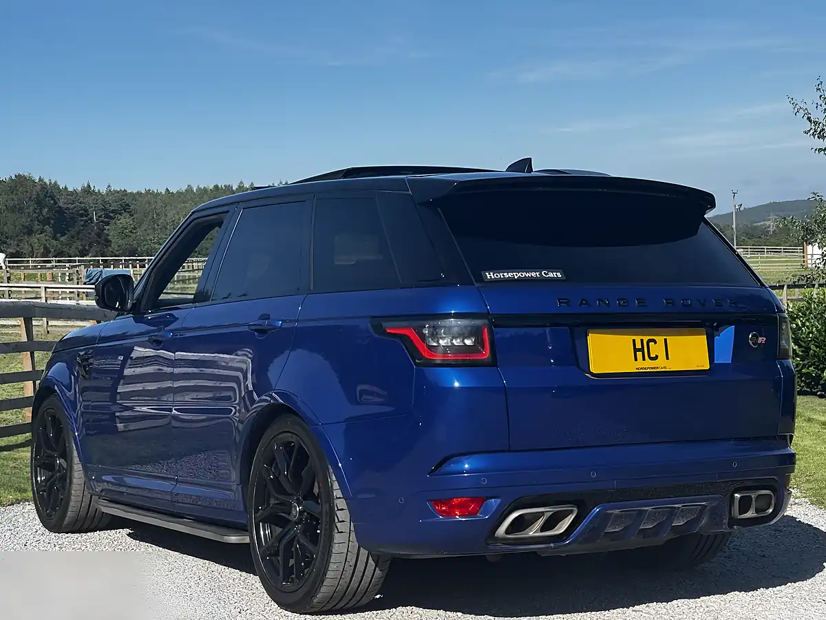 Used 2020 Land Rover Range Rover Sport Svr Blue - Interior and Exterior details 4