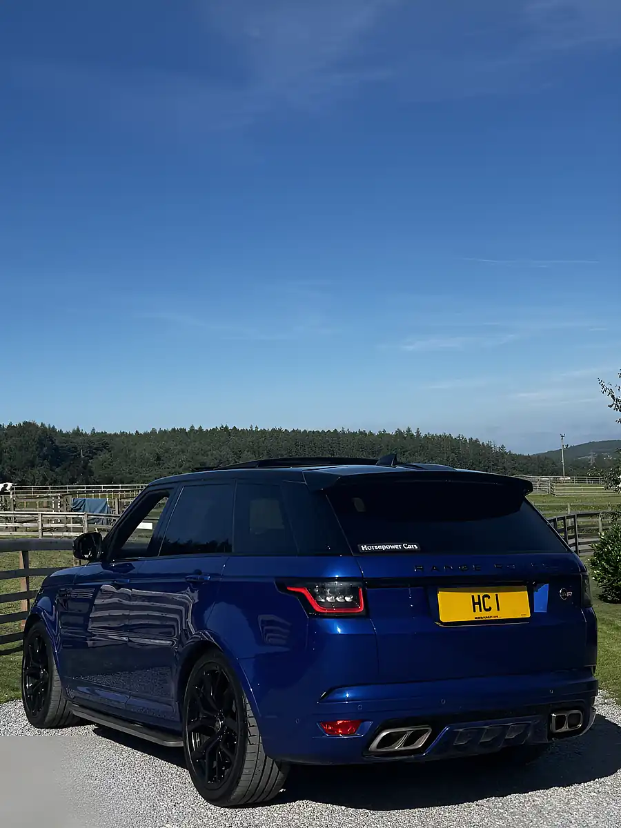 Used 2020 Land Rover Range Rover Sport Svr Blue - Interior and Exterior details 5