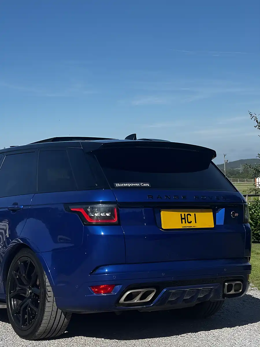 Used 2020 Land Rover Range Rover Sport Svr Blue - Interior and Exterior details 6