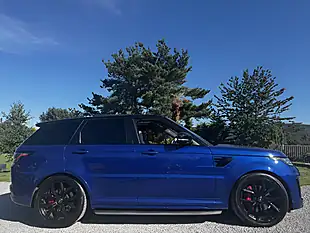 Used 2020 Land Rover Range Rover Sport Svr Blue - Interior and Exterior details 7