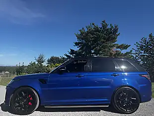 Used 2020 Land Rover Range Rover Sport Svr Blue - Interior and Exterior details 8