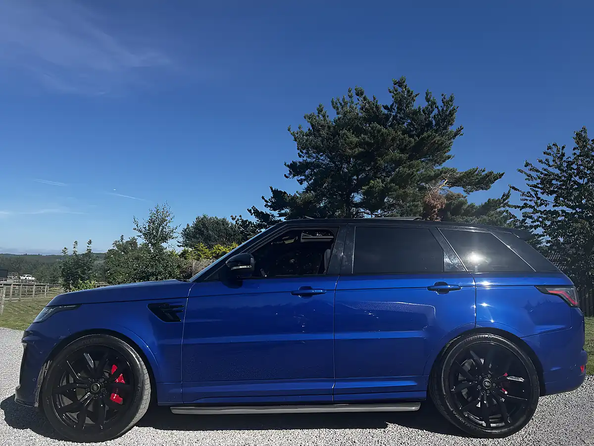 Used 2020 Land Rover Range Rover Sport Svr Blue - Interior and Exterior details 8