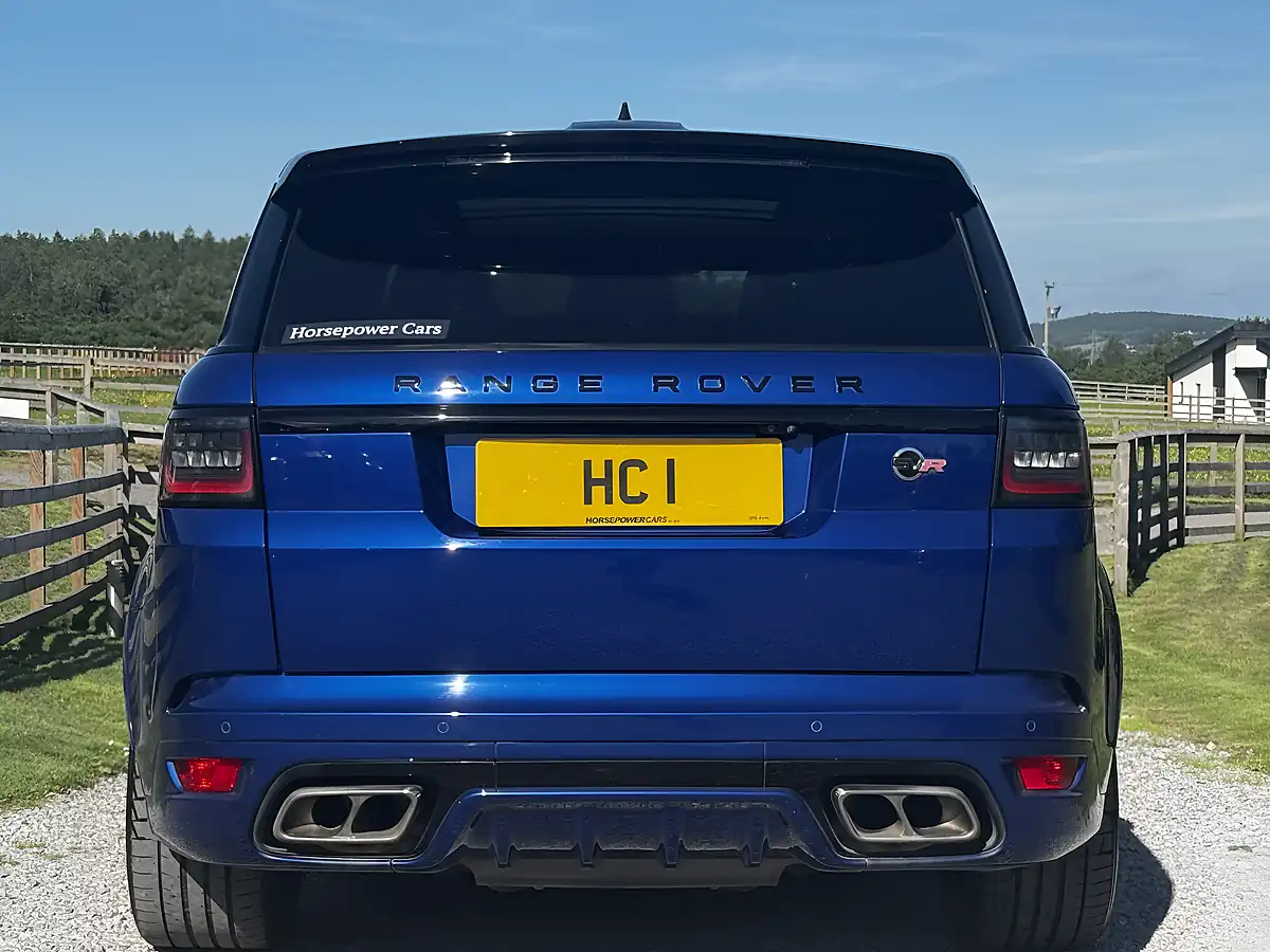 Used 2020 Land Rover Range Rover Sport Svr Blue - Interior and Exterior details 9
