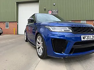 Used 2020 Land Rover Range Rover Sport Svr Blue - Interior and Exterior details 19