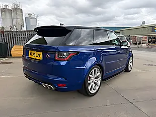 Used 2020 Land Rover Range Rover Sport Svr Blue - Interior and Exterior details 2