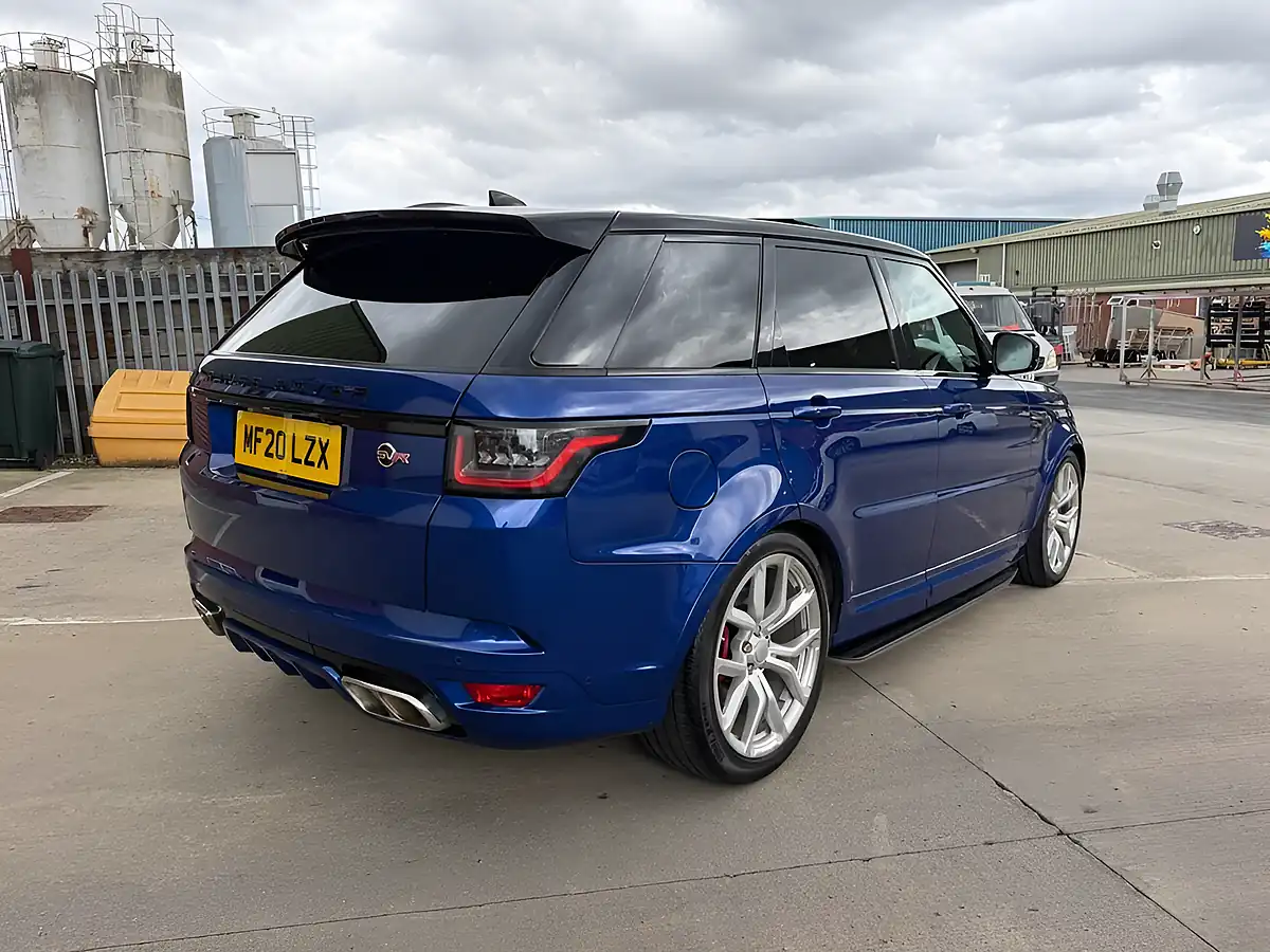 Used 2020 Land Rover Range Rover Sport Svr Blue - Interior and Exterior details 2