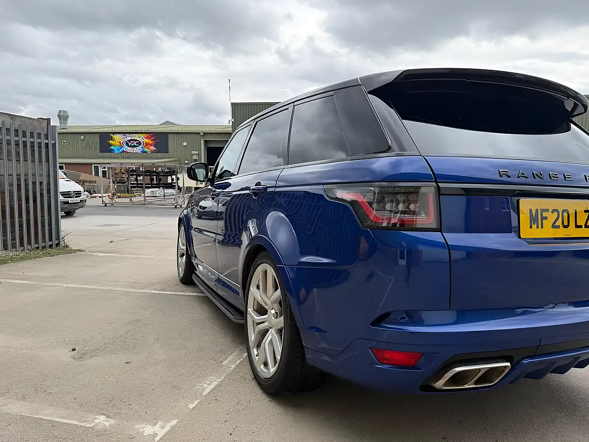 Used 2020 Land Rover Range Rover Sport Svr Blue - Interior and Exterior details 20