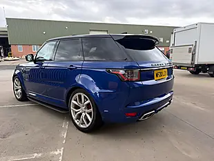 Used 2020 Land Rover Range Rover Sport Svr Blue - Interior and Exterior details 3