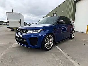 Used 2020 Land Rover Range Rover Sport Svr Blue - Interior and Exterior details 4